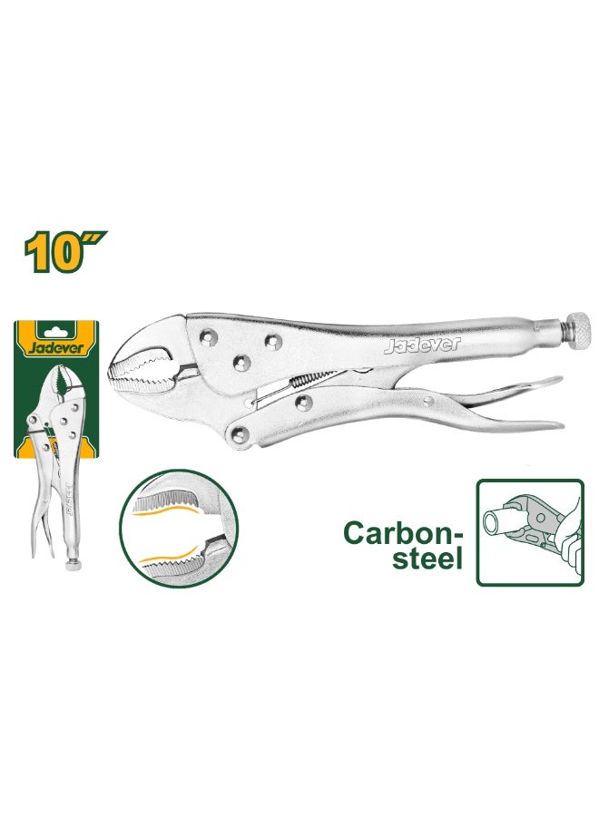 Jadever Curved jaw locking plier 10Inch  JDLP1110